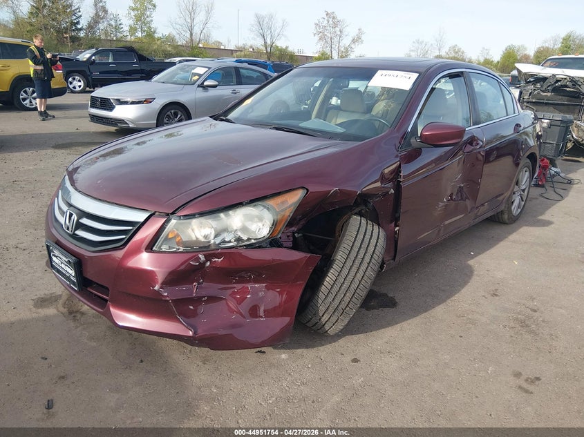 2012 Honda Accord 2.4 2.4 Ex-L brown Lot 111044951754 Vin 1HGCP2F86CA060429
