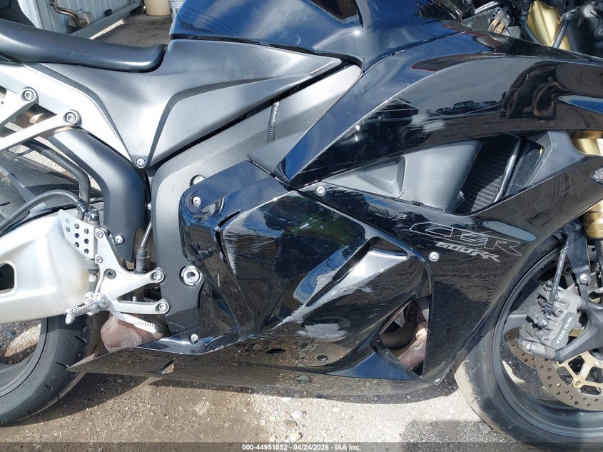 2012 Honda Cbr Cbr600 Rr black Lot 111044951852 Vin JH2PC4005CK500359