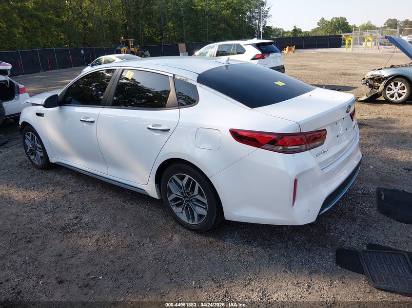 Vin: knagu4lexl5037630, lot: 45449284, kia optima hybrid ex 20203