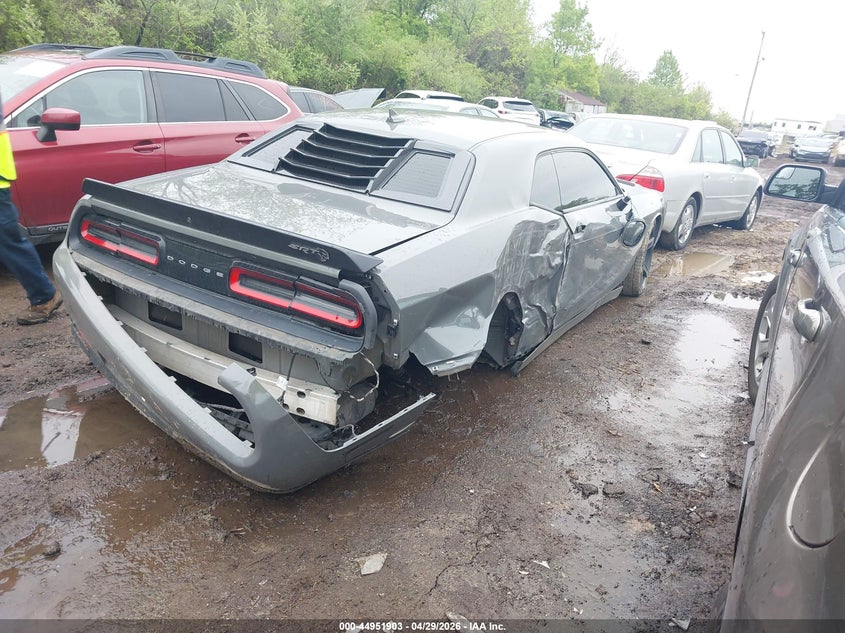 Vin: 2c3cdzc91hh655828, lot: 45449304, dodge challenger srt hellcat 20174