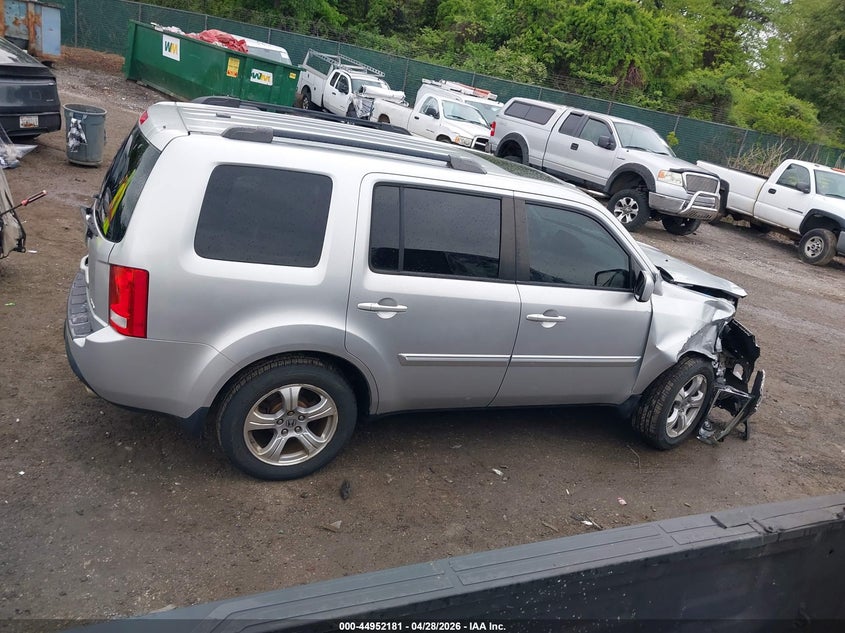 2012 Honda Pilot Ex-L VIN: 5FNYF4H59CB072149 Lot: 44952181