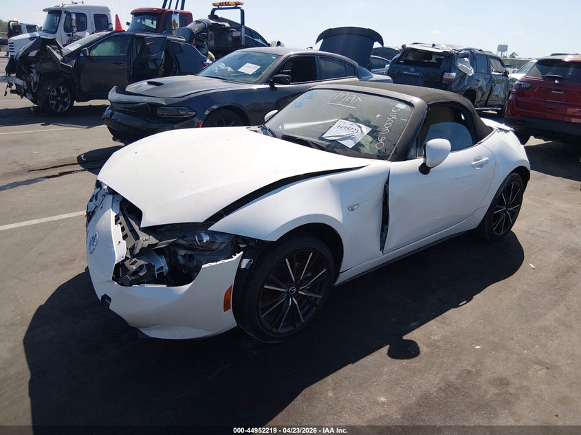 Vin: jm1ndad75s0658360, lot: 45449619, mazda mx-5 miata grand touring 20252