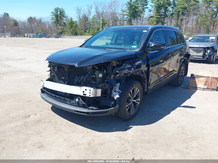 Vin: 5tdjkrfh3gs256270, lot: 45449661, toyota highlander xle v6 20162