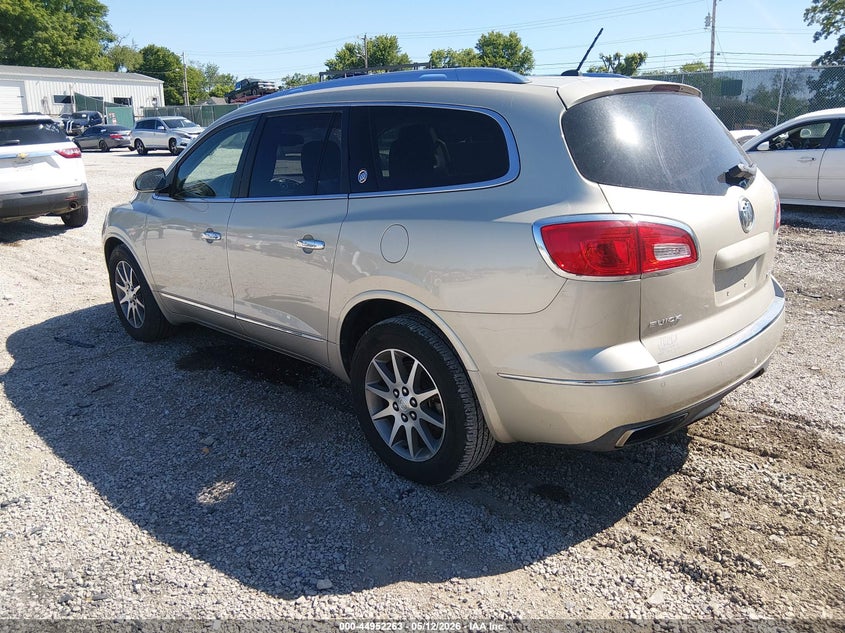 Vin: 5gakrbkd2ej343258, lot: 45449664, buick enclave leather 20143