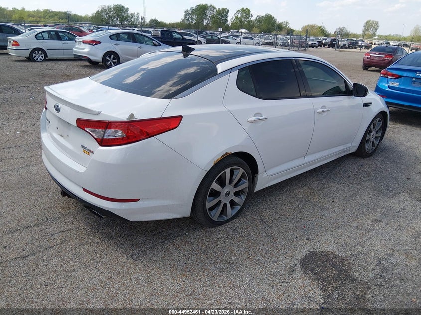 2012 Kia Optima 2.0 Sx white Lot 111044952461 Vin 5XXGR4A63CG065863