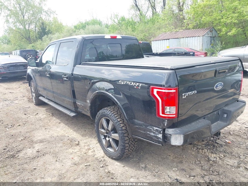 2016 FORD F-150 TRUCK 5.0L V-8 DOHC, VVT, 385HP
