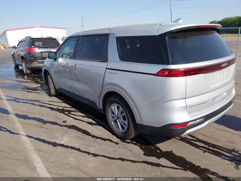 Vin: kndnb4h3xn6132807, lot: 45450018, kia carnival mpv lx seat package 20223