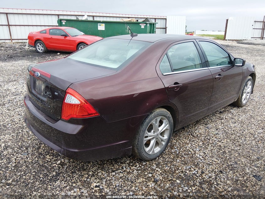 Vin: 3fahp0ha4cr167578, lot: 45450198, ford fusion se 20124