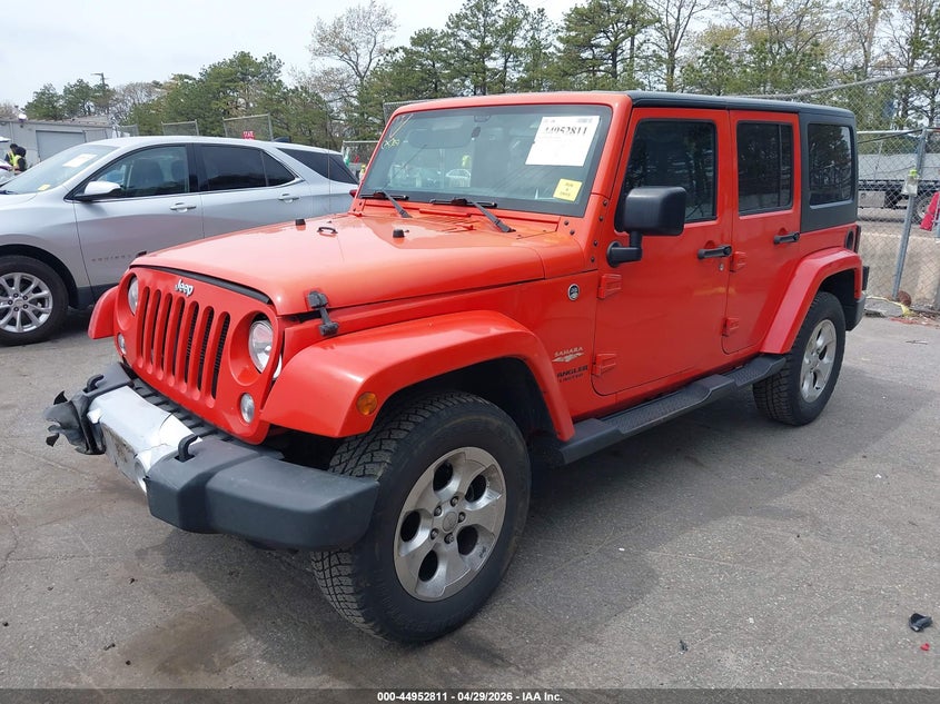 2015 Jeep Wrangler Unlimited Sahara 1C4BJWEG9FL604085 photo 1