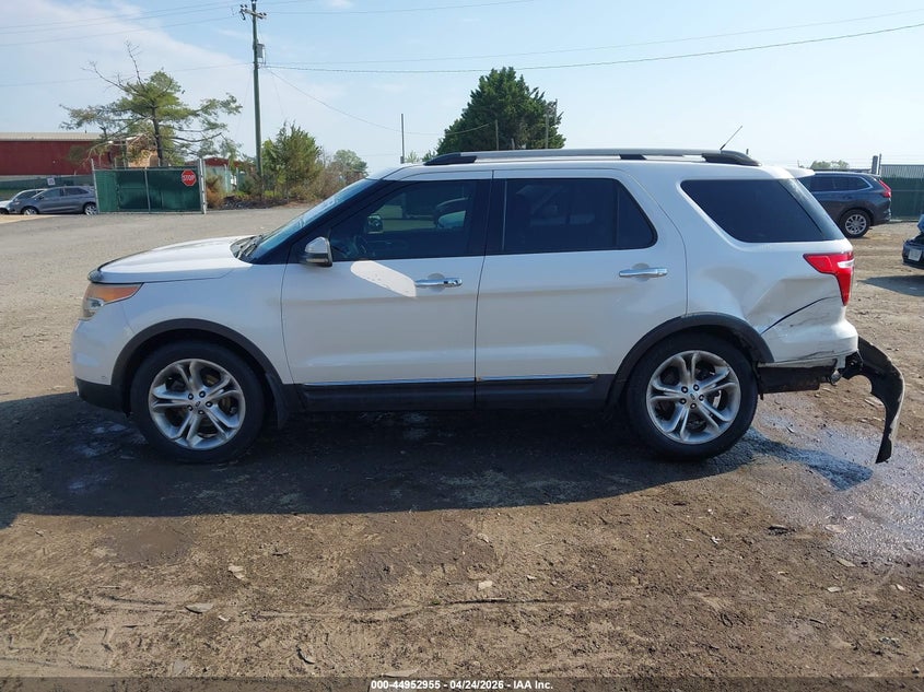 2012 Ford Explorer 3.5 Limited white Lot 111044952955 Vin 1FMHK8F84CGA58807
