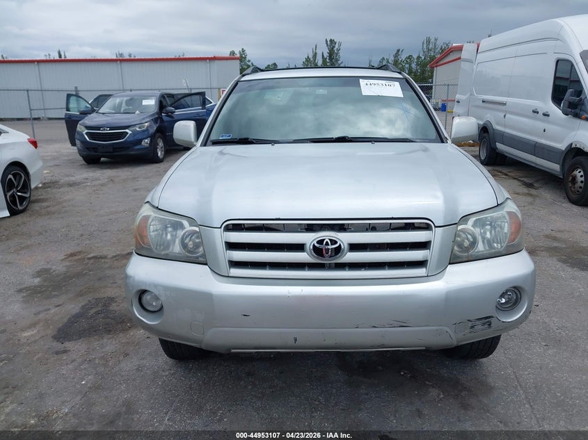 2006 Toyota Highlander V6 VIN: JTEGP21A460093865 Lot: 44953107