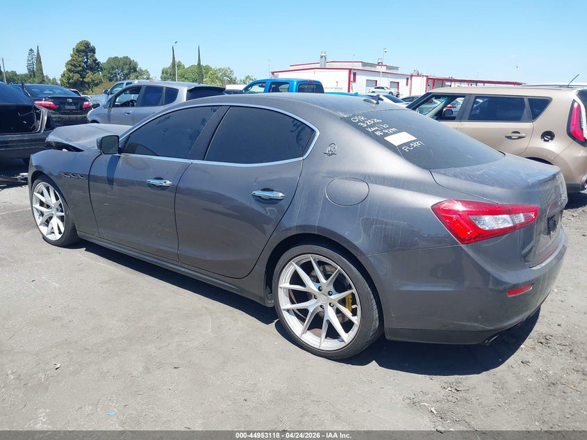 Vin: zam57xsa8f1149299, lot: 45450519, maserati ghibli 20153