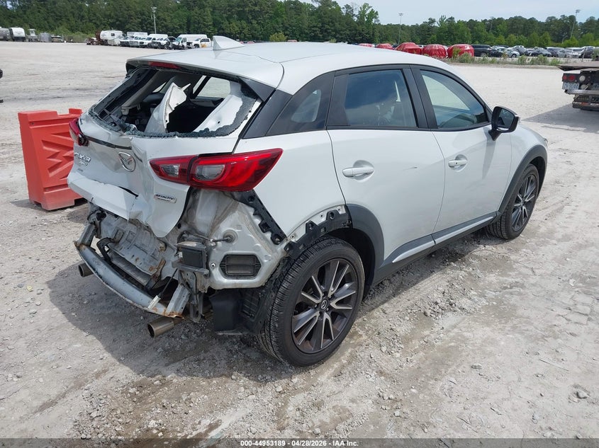 Vin: jm1dkfd75j0320714, lot: 45450590, mazda cx-3 grand touring 20184