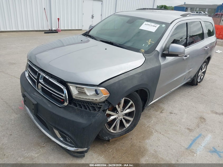 Vin: 1c4rdhdg3gc314865, lot: 45450785, dodge durango limited 20162
