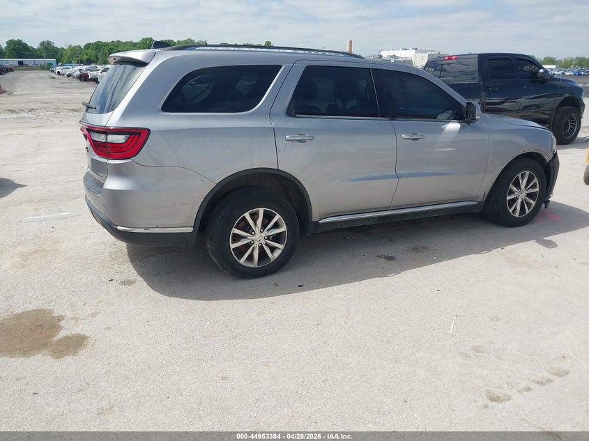 Vin: 1c4rdhdg3gc314865, lot: 45450785, dodge durango limited 20164