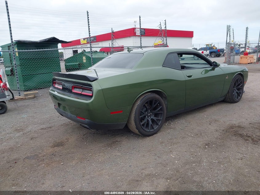 Vin: 2c3cdzfj8jh181985, lot: 45450910, dodge challenger r/t scat pack 20184
