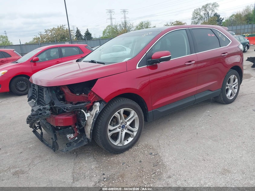 2FMPK3K93HBB90307 2017 Ford Edge Titanium photo 1
