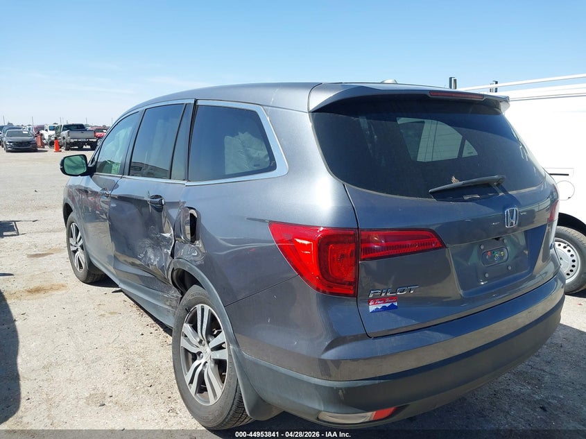 Vin: 5fnyf6h84gb092529, lot: 45451242, honda pilot ex-l 20163