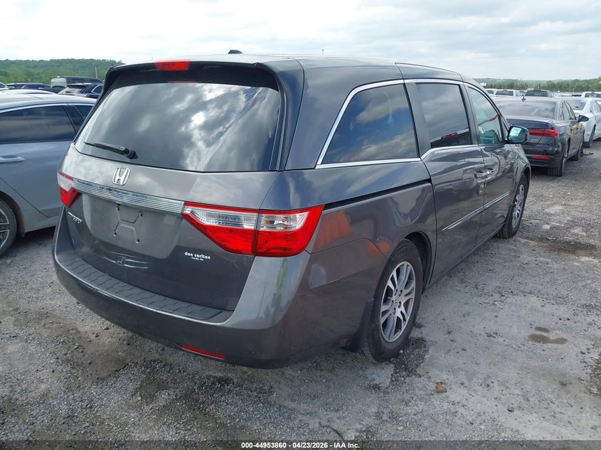 2012 Honda Odyssey 3.5 Ex-L grey Lot 111044953860 Vin 5FNRL5H63CB012234