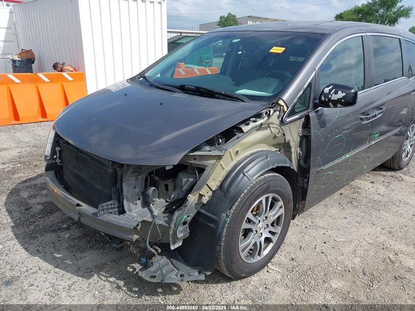 2012 Honda Odyssey 3.5 Ex-L grey Lot 111044953860 Vin 5FNRL5H63CB012234