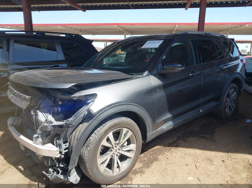 Vin: 1fm5k8hc3lga03608, lot: 45451475, ford explorer platinum 20202