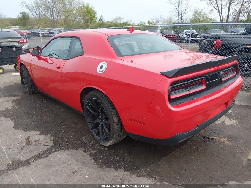Vin: 2c3cdzfj0jh303108, lot: 45451717, dodge challenger r/t scat pack 20183