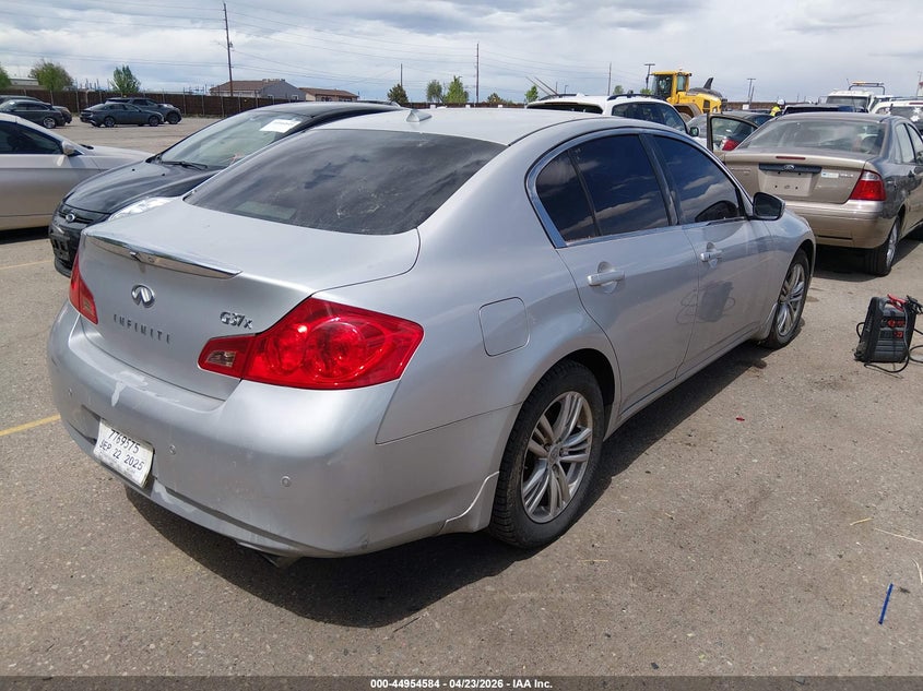 2013 INFINITI G37X auction photo 4