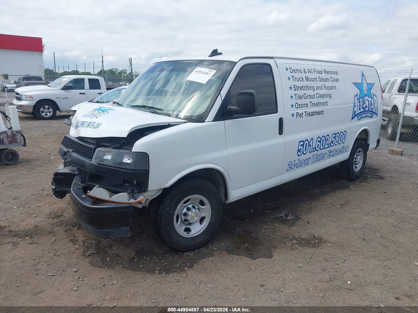 Vin: 1gczghf75s1251082, lot: 45451989, chevrolet express cargo rwd 3500 extended wheelbase wt 20252