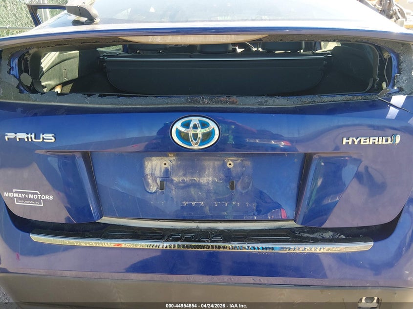 2017 TOYOTA PRIUS auction photo 6