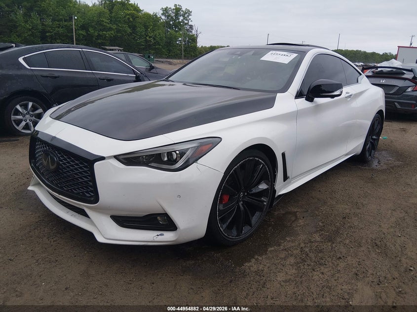 Vin: jn1fv7ll7mm560285, lot: 45452283, infiniti q60 red sport 400 awd 20212