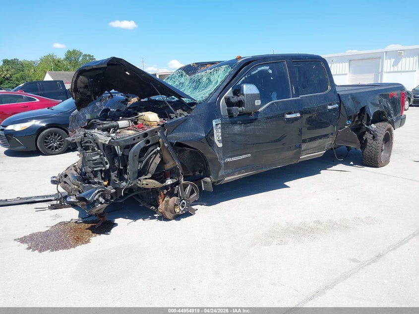 Vin: 1ft7w3bt4hed76124, lot: 45452320, ford f-350 platinum 20172