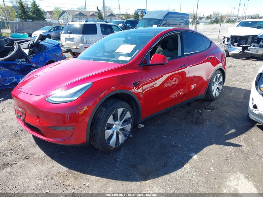 Vin: 5yjygdee7lf014462, lot: 45452476, tesla model y long range dual motor all-wheel drive 20202