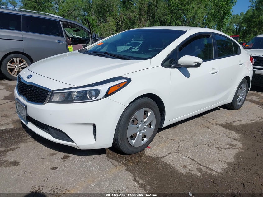 Vin: 3kpfk4a75je277324, lot: 45452550, kia forte lx 20182