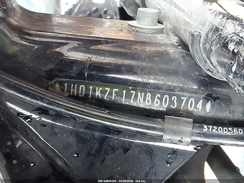 2022 Harley-Davidson Fltrk VIN: 1HD1KZF17NB603704 Lot: 44955385
