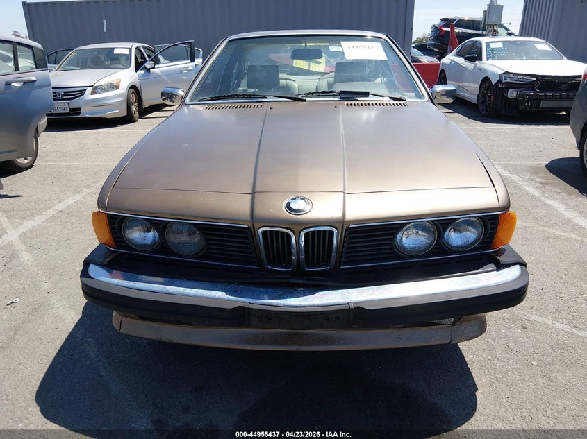 1985 BMW 635 Csi Automatic VIN: WBAEC8403F0610597 Lot: 44955437