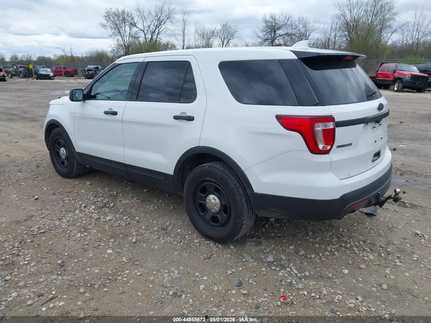 Vin: 1fm5k8arxhgd92480, lot: 45453073, ford utility police interceptor 20173