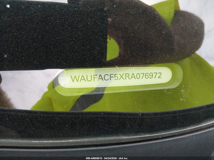 2024 Audi A5 Sportback Premium Plus 45 Tfsi Quattro S Tronic VIN: WAUFACF5XRA076972 Lot: 44955818