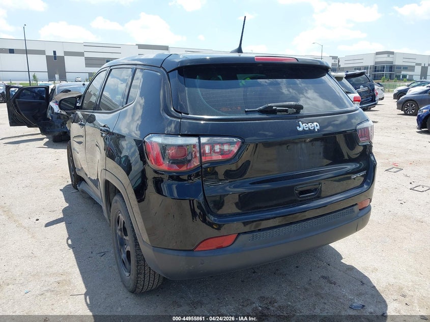 Vin: 3c4njcab2jt369015, lot: 45453262, jeep compass sport fwd 20183