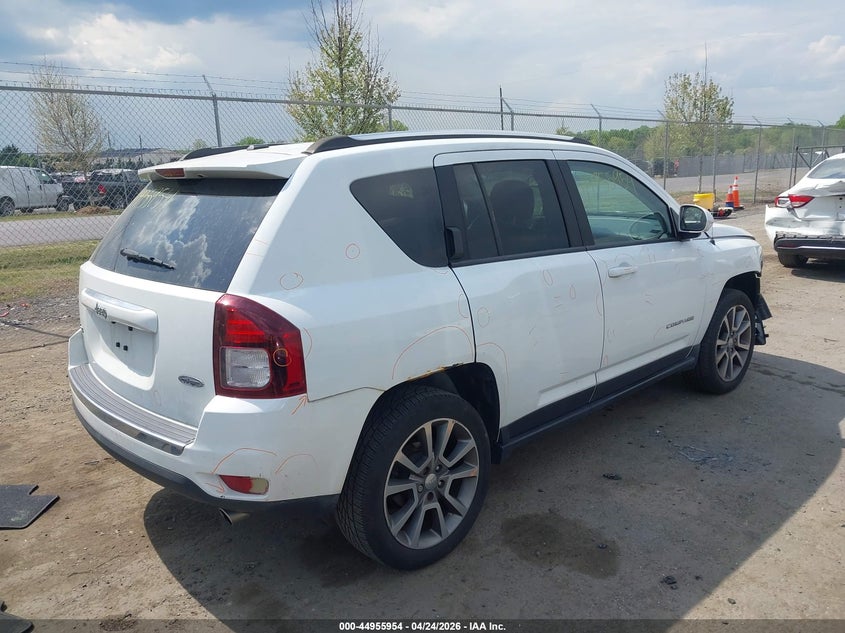 Vin: 1c4njdeb1gd598798, lot: 45453355, jeep compass high altitude edition 20164