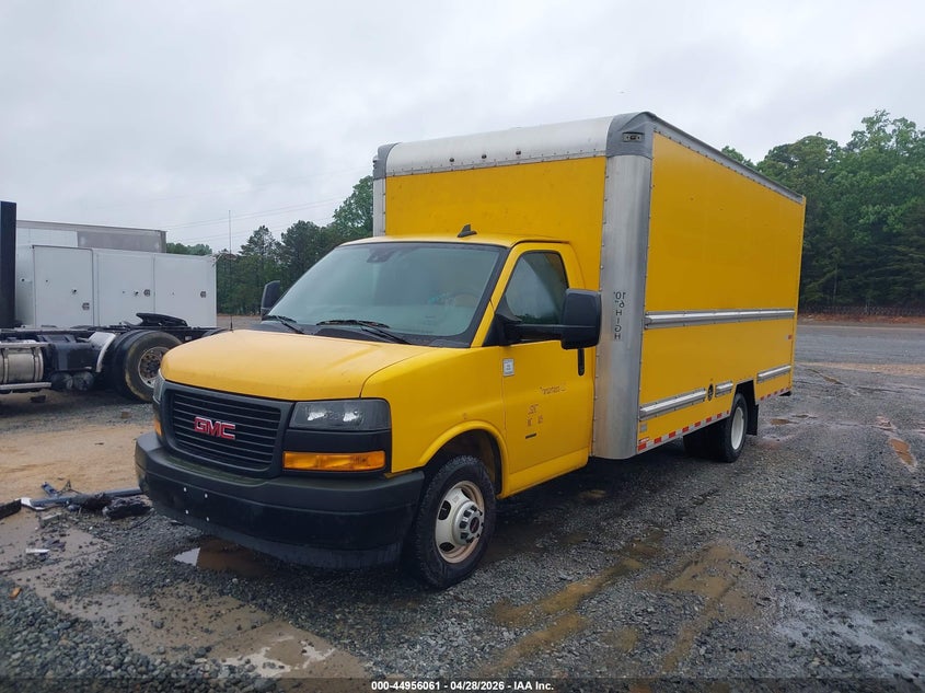 2019 Gmc Savana Cutaway Work Van Yellow Lot 111044956061 Vin 7GZ37TCGXKN007761