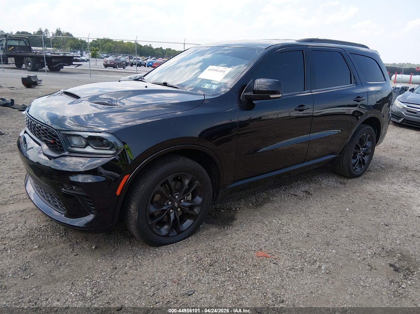 Vin: 1c4rdjdg9mc765477, lot: 45453503, dodge durango gt plus awd 20212
