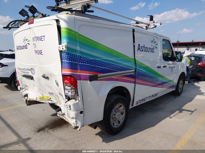 Vin: 1n6bf0kmxjn804668, lot: 45453612, nissan nv cargo nv1500 sv v6 20184