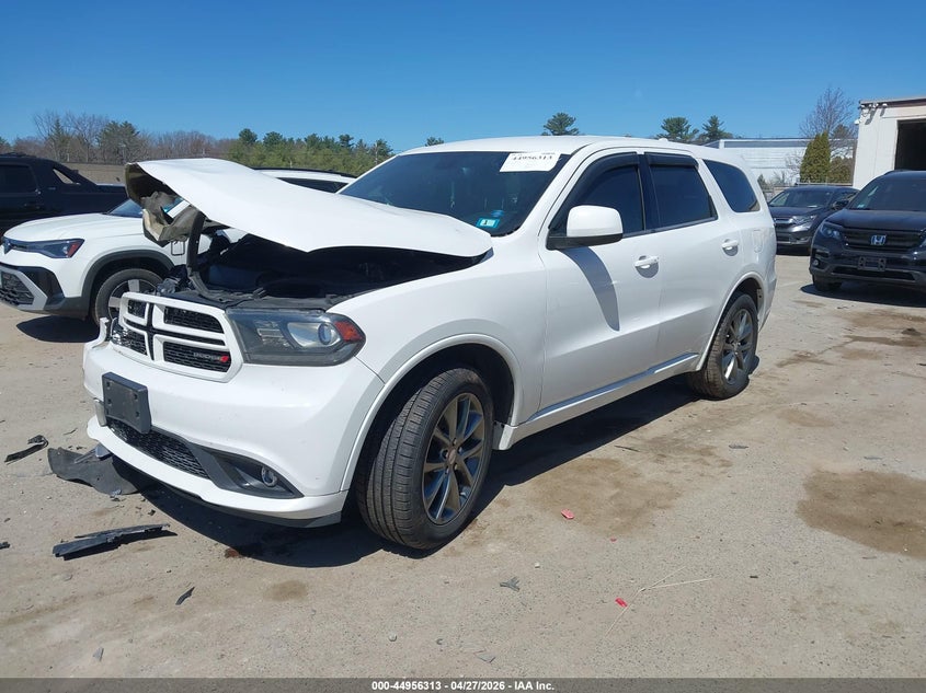 Vin: 1c4rdjag9gc375312, lot: 45453714, dodge durango sxt 20162