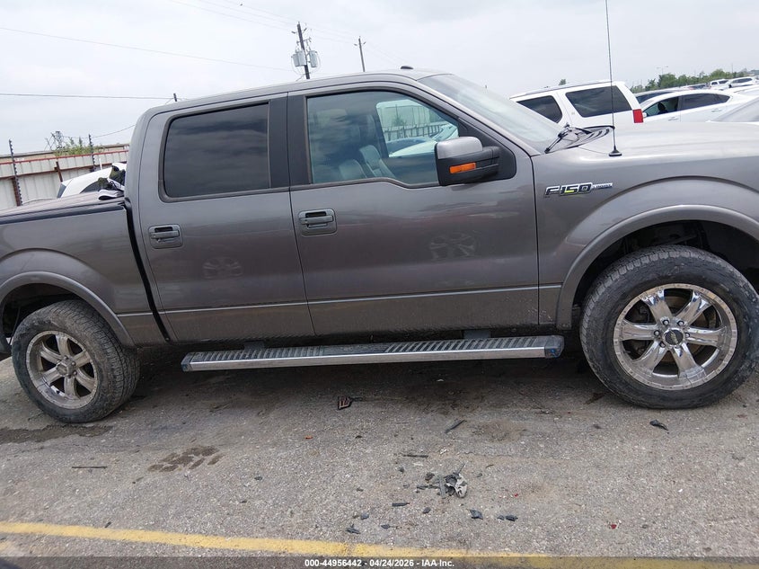 2012 Ford F-150 5.0 Lariat grey Lot 111044956442 Vin 1FTFW1EF3CFB83276