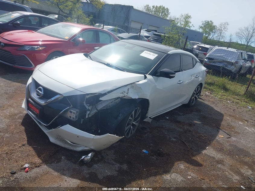 Vin: 1n4aa6ap1gc906883, lot: 45454117, nissan maxima 3.5 platinum 20162