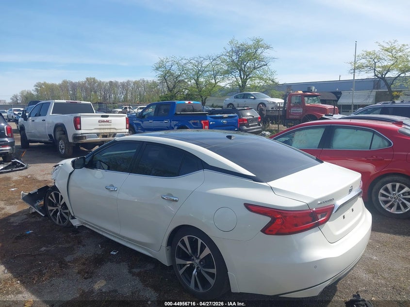Vin: 1n4aa6ap1gc906883, lot: 45454117, nissan maxima 3.5 platinum 20163