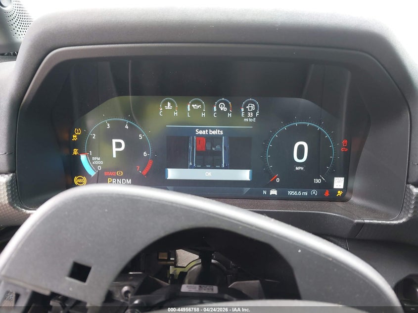 VIN 1FTER4LR0SLE61164 2025 FORD RANGER RAPTOR