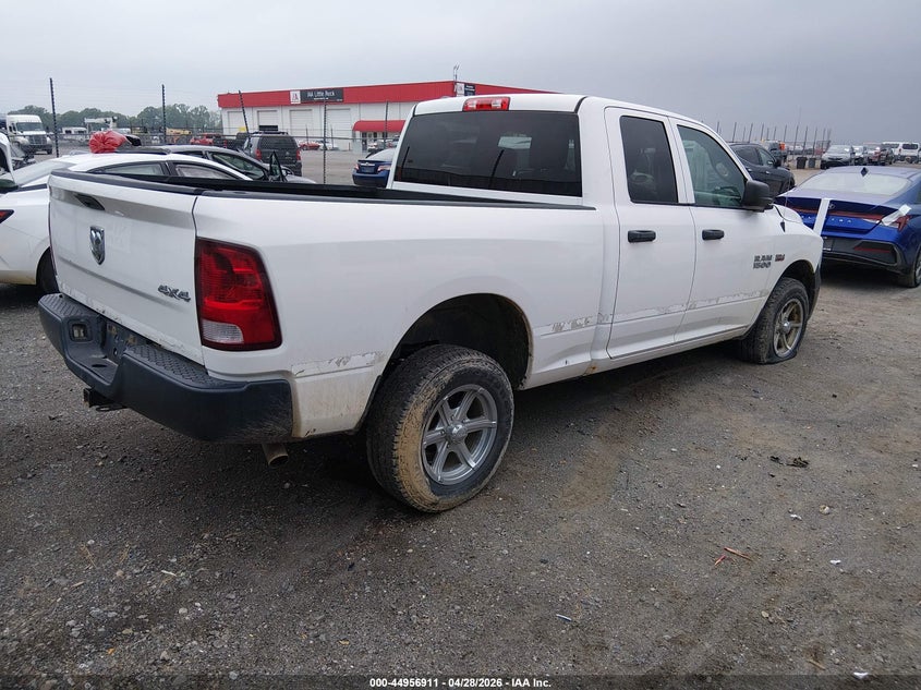 Vin: 1c6rr7ft2hs743936, lot: 45454312, ram 1500 tradesman  4x4 6'4 box 20174