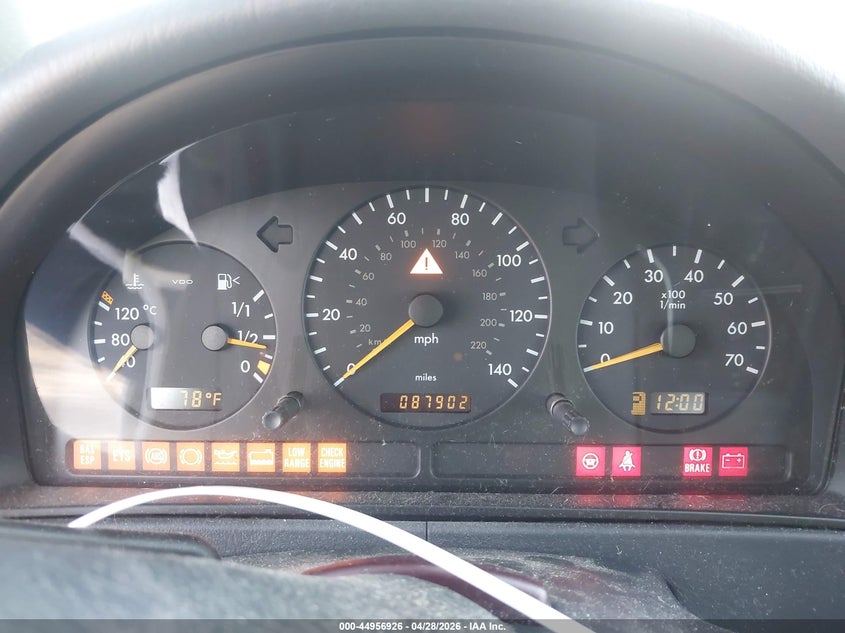 2001 Mercedes-Benz Ml 320 VIN: 4JGAB54E91A264794 Lot: 44956926