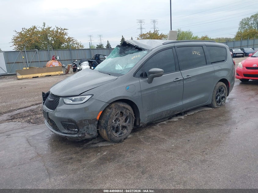 Vin: 2c4rc1s74mr573087, lot: 45454333, chrysler pacifica hybrid limited 20212